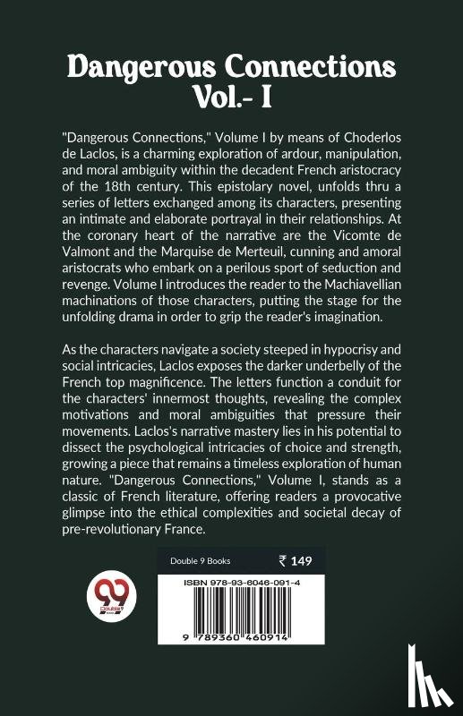De Laclos, Choderlos - DANGEROUS CONNECTIONS Vol.- I