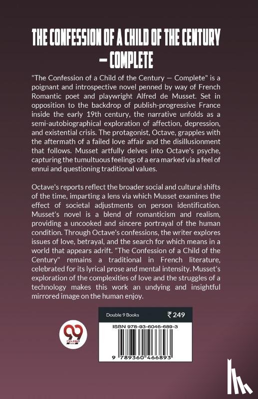 de Musset, Alfred - The Confession of a Child of the Century — Complete