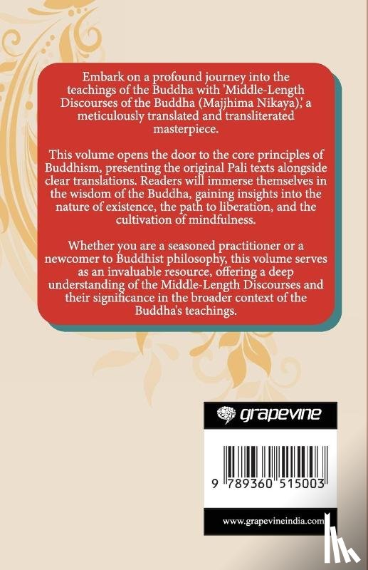 Bodhi Path Press - Middle-Length Discourses of the Buddha (Majjhima Nikaya)