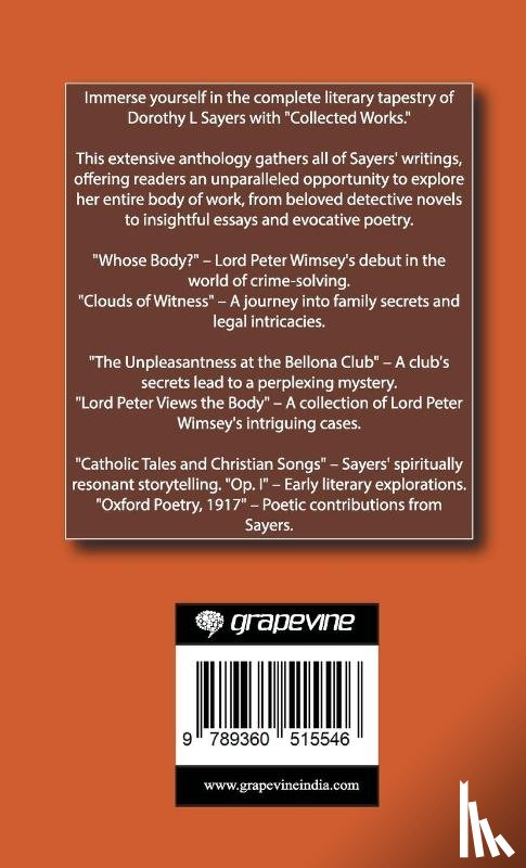 Sayers, Dorothy L, Original Thinkers Institute - Collected Works of Dorothy L Sayers (Grapevine Press)