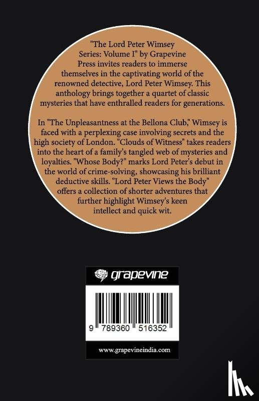 Sayers, Dorothy L - The Lord Peter Wimsey Series