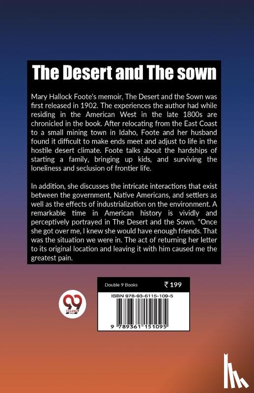 Foote, Mary Hallock - The Desert And The Sown