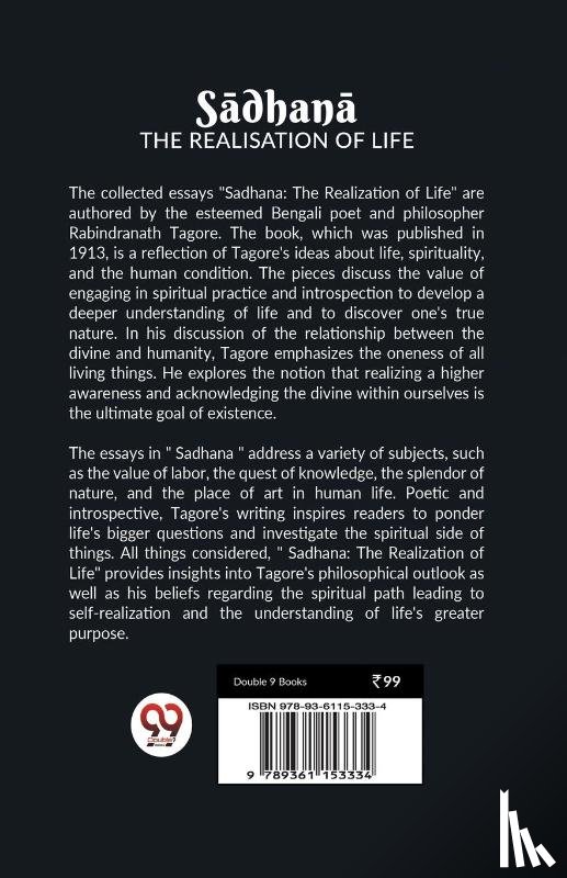 Tagore, Rabindranath - Sadhana The Realisation Of Life