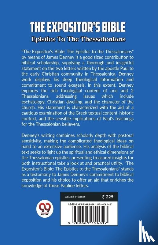 Denney, James - The Expositor'S Bible The Epistles To The Thessalonians