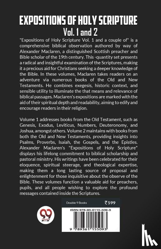 MacLaren Alexander - Expositions Of Holy Scripture Vol. 1 And 2
