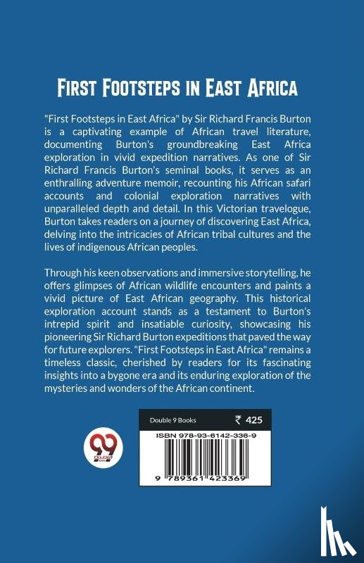 Burton, Sir Richard Francis - First Footsteps in East Africa