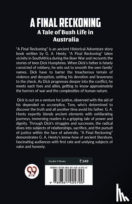 Henty, G a - A Final ReckoningA Tale of Bush Life in Australia (Edition2023)
