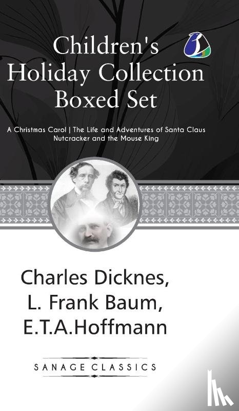 Baum, L. Frank, Hoffman, E. T. A, Dickens, Charles - Children's Holiday Collection Boxed Set (A Christmas Carol, The Life and Adventures of Santa Claus, Nutcracker and the Mouse King) Set of 3 Books - [DELUXE HARCOVER EDITION)