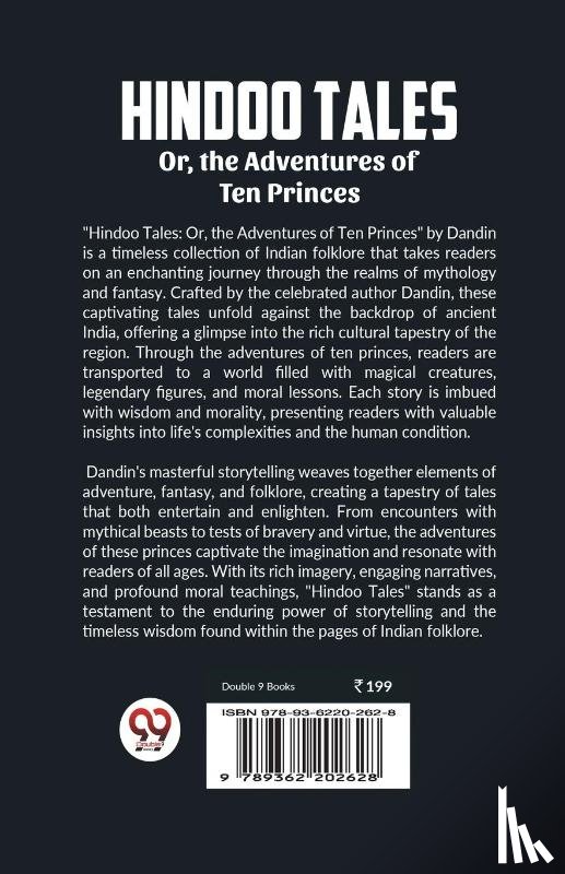Dandin, Dandin - Hindoo Tales Or, the Adventures of Ten Princes