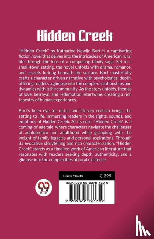 Burt, Katharine Newlin - Hidden Creek (Edition2023)