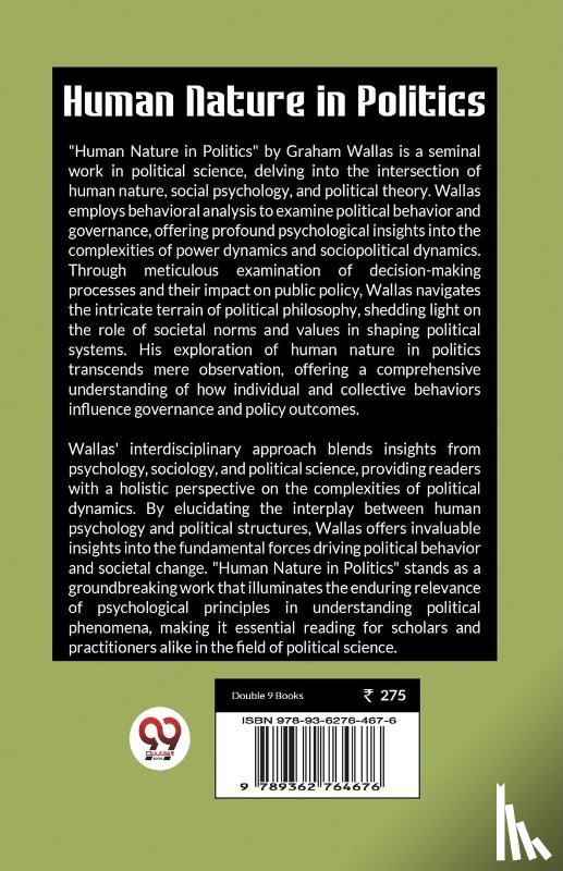 Wallas, Graham - Human Nature in Politics