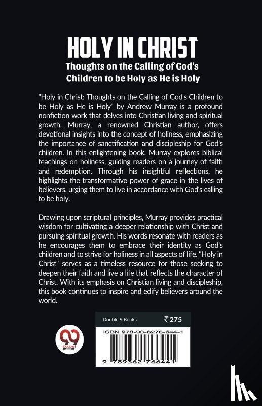 Murray, Andrew - Holy in ChristThoughts on the Calling of God's Children to be Holy as He is Holy (Edition2023)