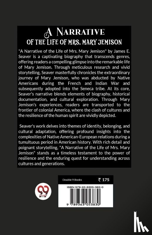 Seaver, James E - A Narrative of the Life of Mrs. Mary Jemison