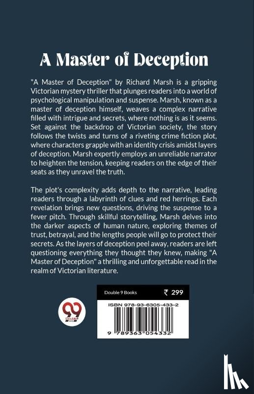 Marsh, Richard - A Master of Deception (Edition2024)