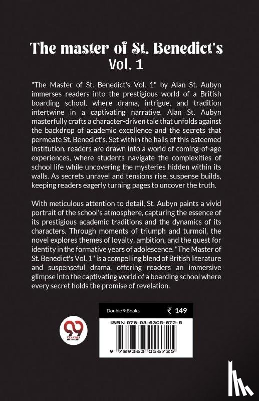 Aubyn, Alan St - The master of St. Benedict's Vol. 1 (Edition2024)