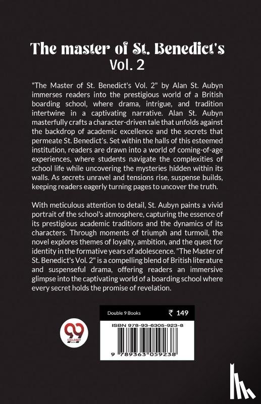 Aubyn, Alan St - The master of St. Benedict's Vol. 2 (Edition2024)