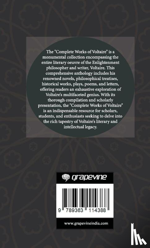 Voltaire, Original Thinkers Institute - Complete Works of Voltaire