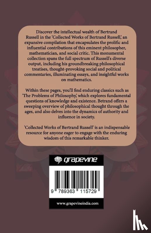 Russell, Bertrand - Russell, B: Collected Works of Bertrand Russell (Grapevine e