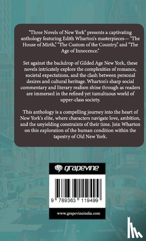 Wharton, Edith, Original Thinkers Institute - Three Novels of New York