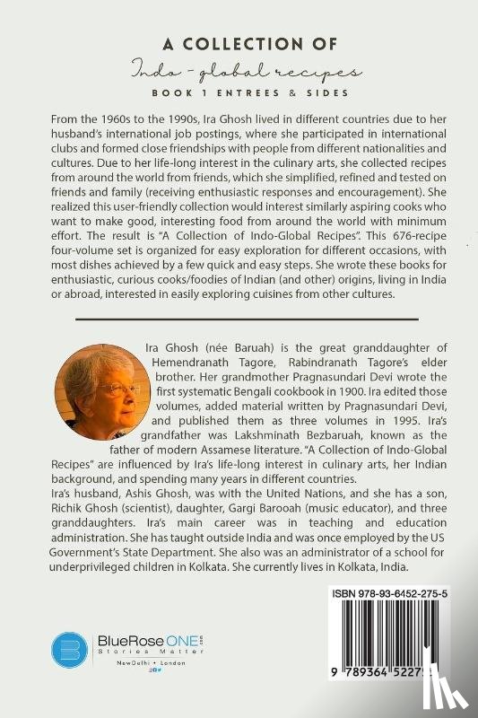 Ghosh, Ira - A Collection of Indo-Global Recipes Book 1 Entrees & Sides