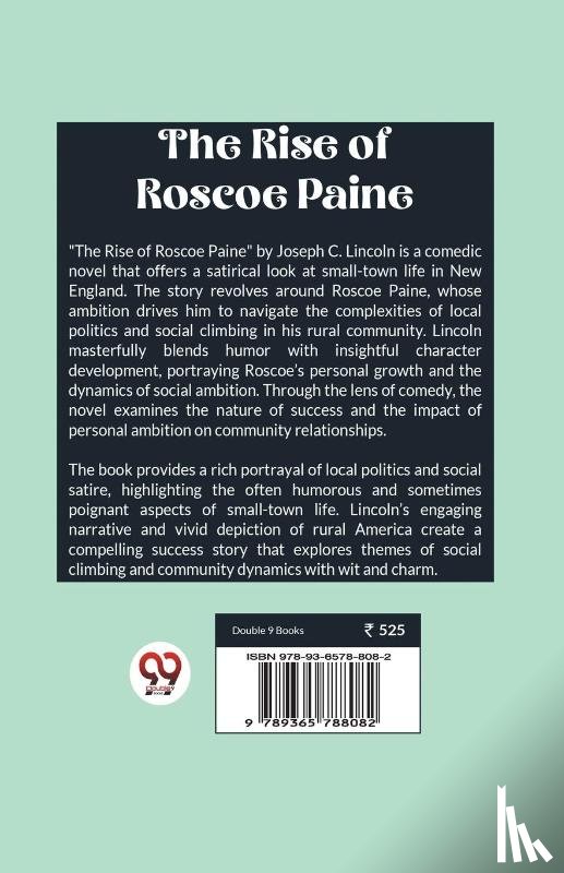 Lincoln, Joseph C. - The Rise Of Roscoe Paine