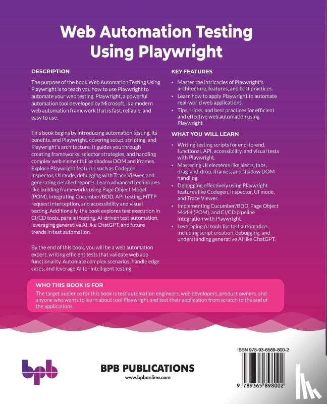 Pathak, Kailash - Web Automation Testing Using Playwright