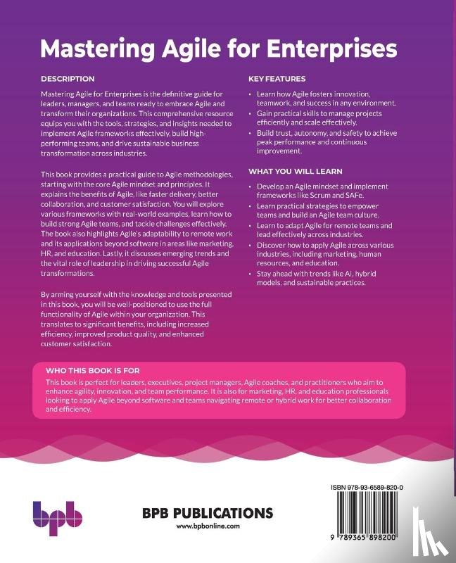 Agarwal, Aditi - Mastering Agile for Enterprises