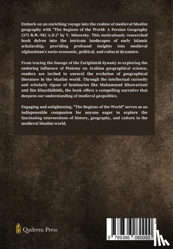 Minorsky, V. - Hudud Al-'Alam - The Regions of the World