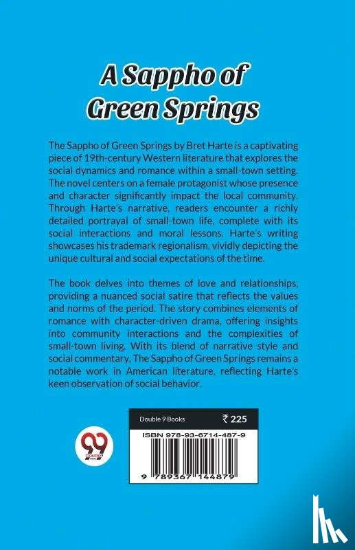 Harte, Bret - A Sappho of Green Springs