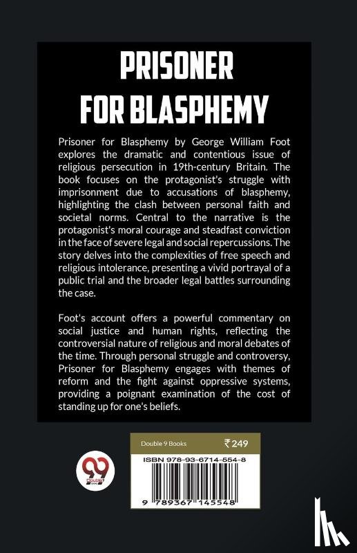 Foote, George William - Prisoner for Blasphemy