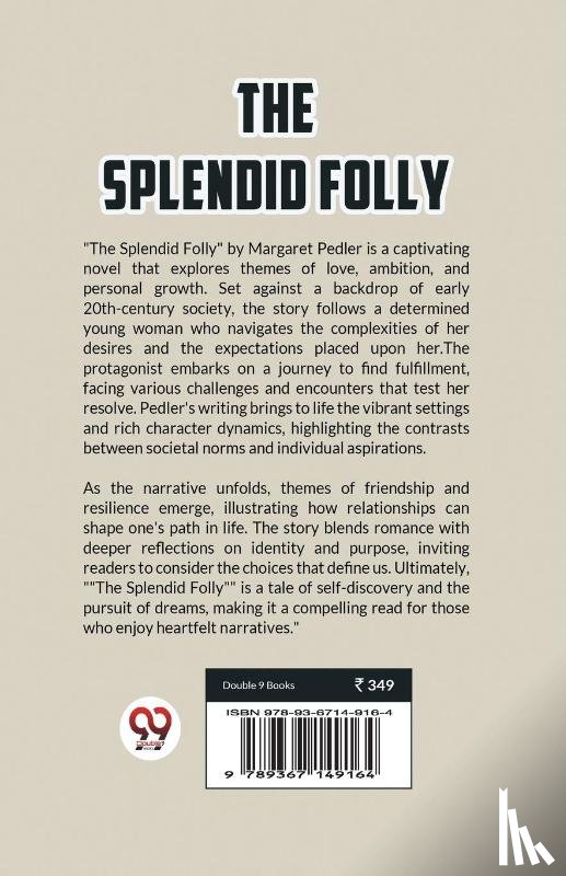 Pedler, Margaret - The Splendid Folly (Edition2024)