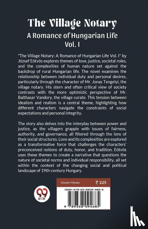 Eotvos, Baro Jozsef - The Village Notary A Romance of Hungarian Life Vol. I