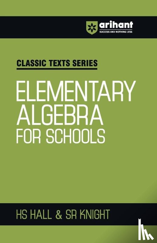 Hall, Hs, Knight, Sr - Elementry Algebra for School