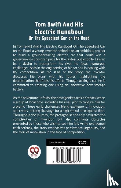 Appleton, Victor - Tom Swift And His Electric Runabout Or The Speediest Car on the Road
