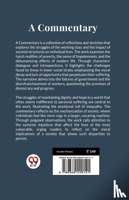 Galsworthy, John - A Commentary