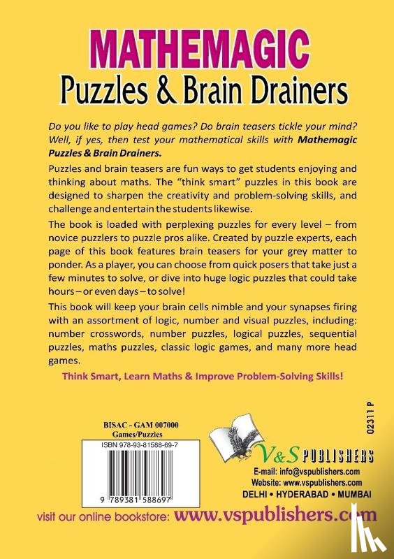 Khatri, Vikas - Mathemagic Puzzles and Brain Drainers