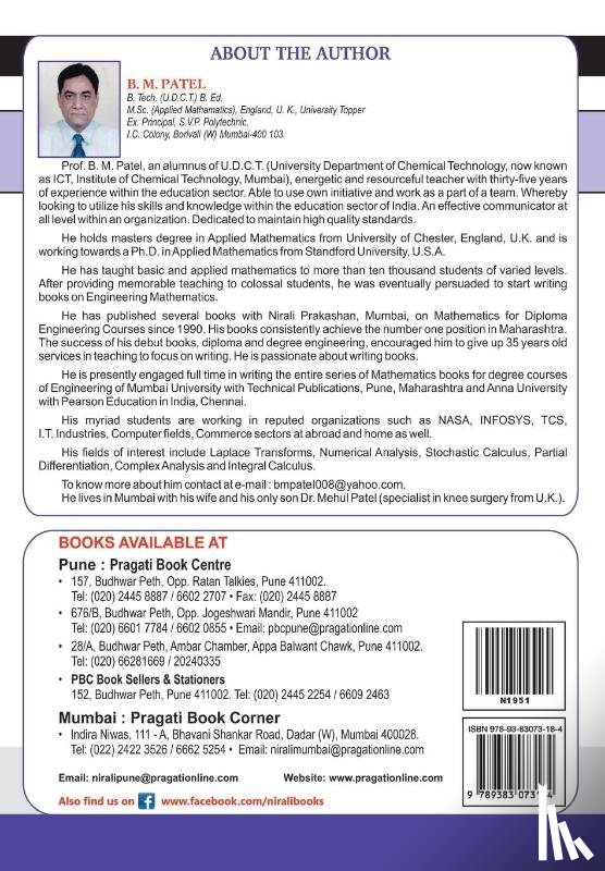 Patel, B M - Applied Mathematics