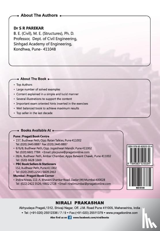 Parekar, Dr Suresh R - Strength Of Materials