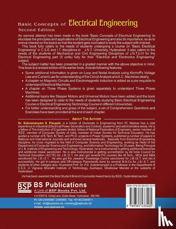 Subramanyam, P S - Basic Concepts of Electrical Engineering