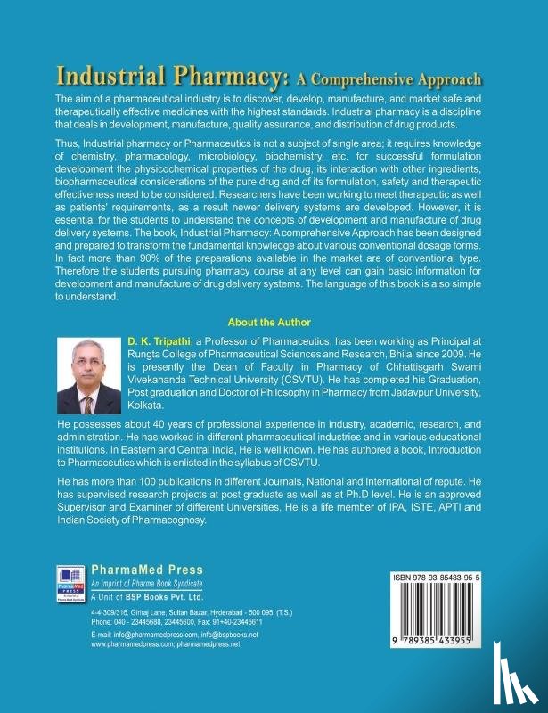 Tripathi, Dulal Krishna - Industrial Pharmacy