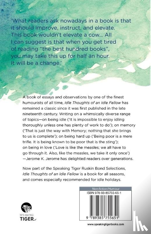 Jerome, Jerome K - The Idle Thoughts of an Idle Fellow