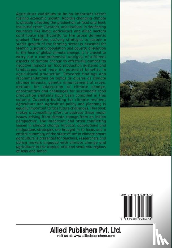  - Agriculture Under Climate Change