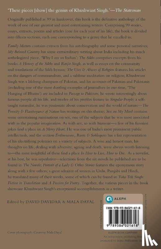 Singh, Khushwant - UNFORGETTABLE KHUSHWANT SINGH