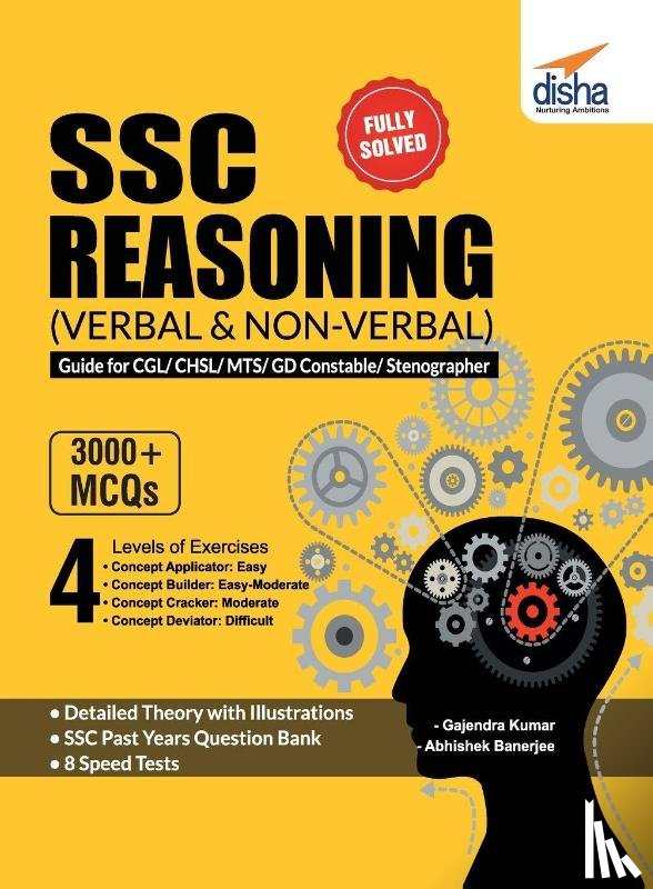 Kumar, Gajendra, Banerjee, Abhishek - Ssc Reasoning (Verbal & Non-Verbal) Guide for Cgl/ Chsl/ Mts/ Gd Constable/ Stenographer