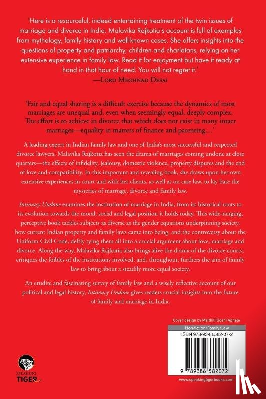 Rajkotia, Malavika - Intimacy Undone