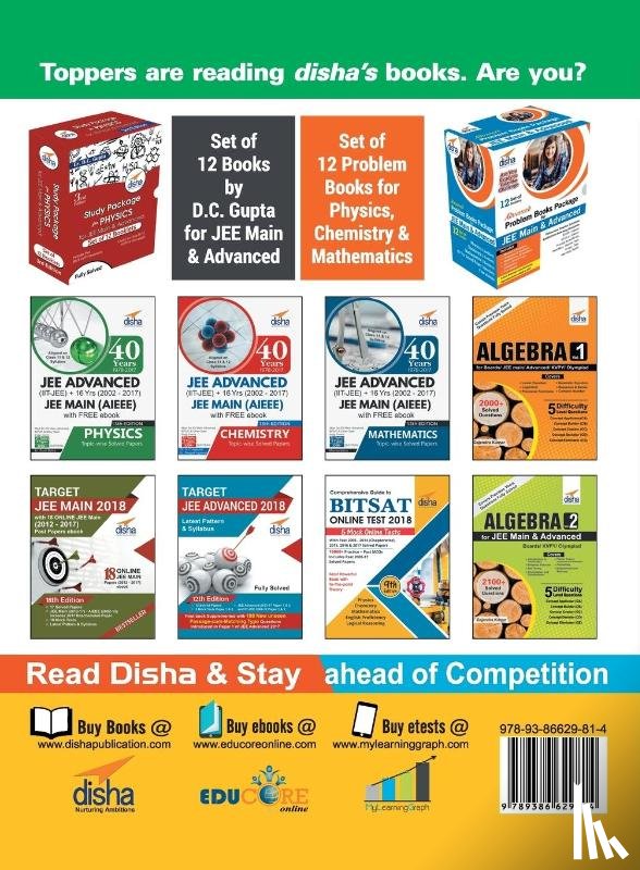 Disha Experts - Mathematics Topic-wise & Chapter-wise DPP (Daily Practice Problem) Sheets for JEE Advanced 3rd Edition