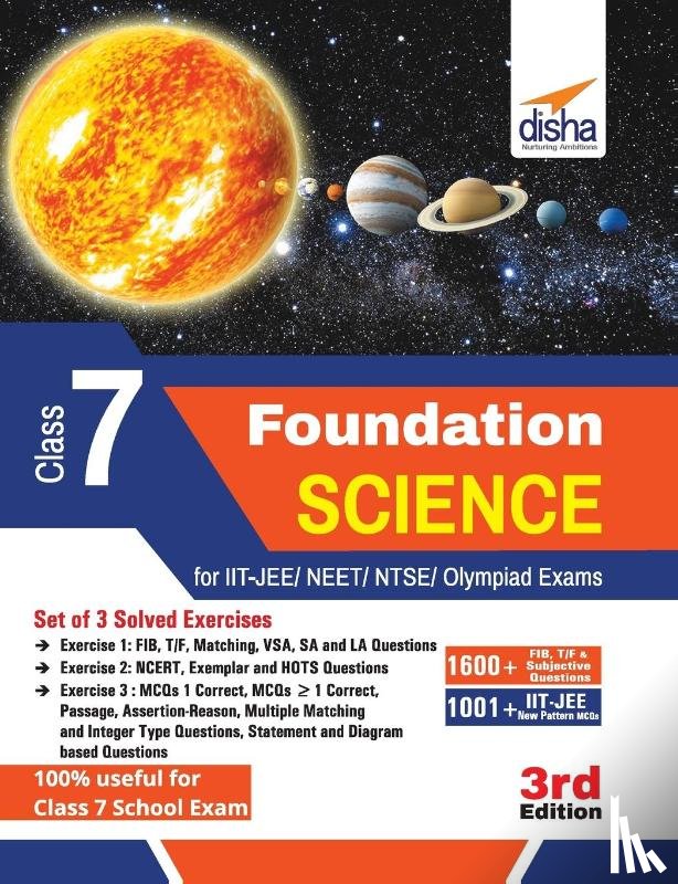 Disha Experts - Foundation Science for IIT-JEE/ NEET/ NTSE/ Olympiad Class 7 - 3rd Edition