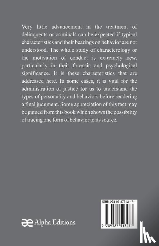 Healy, William, Healy, Mary (BMR) - Pathology of Lying, Accusation, and Swindling