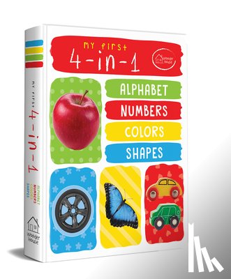 Wonder House Books - My First 4 In 1 Alphabet Numbers Colours Shapes