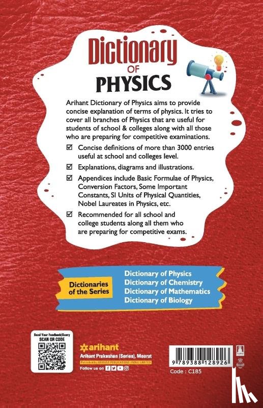 Bhatnagar, Nipendra - Dictionary Of Physics